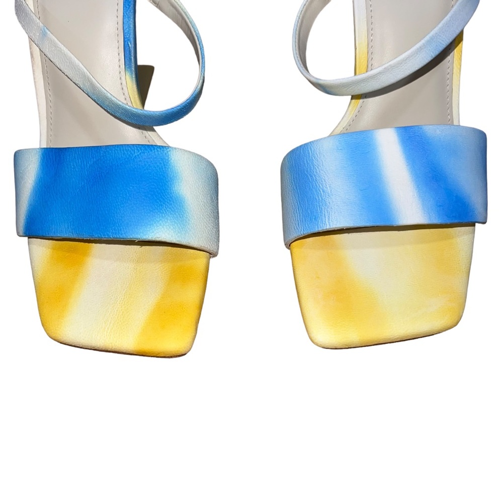 Cult Gaia Rene Sandal In Blue Multi - Picture 4 of 12